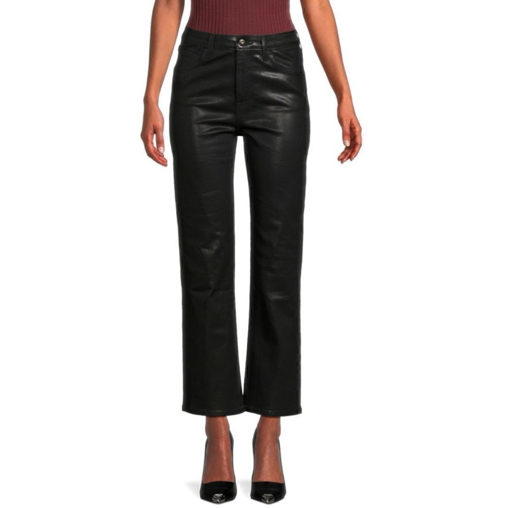Jonathan Simkhai River High Rise Straight Coated Jeans NWT size 24